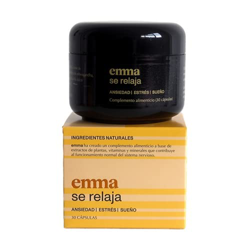 Emma se Relaja. Pastillas para Combatir el Estrés, la Ansiedad y el Insomnio. 100% Naturales con Ashwagandha, Valeriana, Vitamina B12 y Magnesio. Espe en oferta