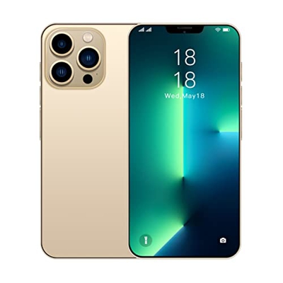 I13Pro MAX 5G Android 10.0 Smartphone Desbloqueado Batería De Iones De Litio 6800mAh 6.7 Pulgadas HD Pantalla Cámara 48MP+64MP 8GB RAM+128GB ROM (Colo