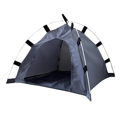 Moageme Tienda de campaña para Mascotas - Nido para Perros y Gatos a Prueba de Viento, Impermeable y a Prueba de Humedad - Tienda Tipi para Mascotas c