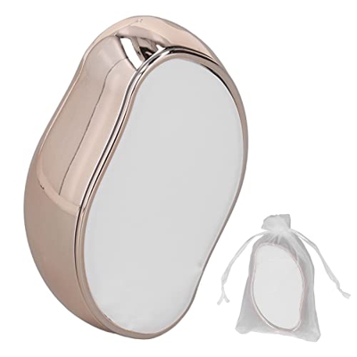 Crystal Hair Remover Crystal Hair Eraser Fast Easy Hair Removal - Herramienta de exfoliación de la piel reutilizable sin dolor (superficie blanca de o