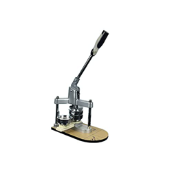 Aluminum Alloy Triangle Manually Operated Badge Pressing Machine Machine Medals Badge Brooch Making Machine Badge Machine características
