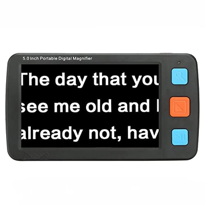 Pantalla digital de videos de 5.0 pulgadas, 4x-32x Zoom, modo multicolor, 5 niveles de brillo, HDMI AV Salir TELEVISOR, Herramienta ideal for leer la 