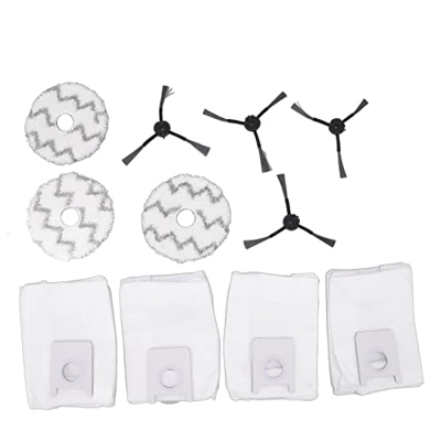 Accesorios de Robot de Autolimpieza, Accesorios de Barredora Suave de Fibra de Algodón, Fácil Instalación con Trapo para el Hogar