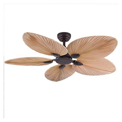 Grandeals Ventilador de Techo de 52 Pulgadas con Control Remoto sin luz Ventiladores de Techo Lámpara de Ventilador Decoración de Dormitorio Aspas de 