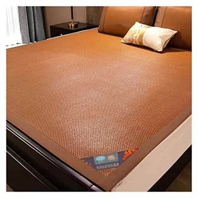 Colchón de ratán de verano refrescante alfombrilla for dormir suave y transpirable absorbe sudor tapón for dormir for almohadilla fría cama for la esc