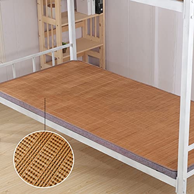 XWSM Colchoneta De Dormir De Verano, Colchoneta De Dormir Colchón De Bambú De Verano Carbonizado Hierba De Ratán Tejido De Doble Cara Suave Ropa De Ca