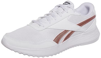 Reebok Energen Lite, Zapatillas de Running Mujer, FTWR White/Blush Metal/Core Black, 38.5 EU