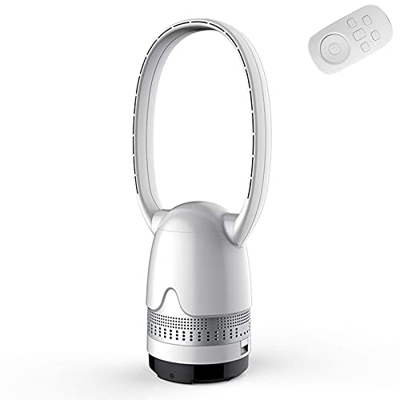 Ventilador de torre sin aspas, ventilador sin aspas, purificador de aire, ventilador de pie con purificador de aire, ventilador de piso sin aspas para