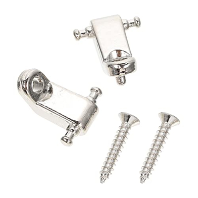Vaguelly 1 Set Retenedores de Guitarra Eléctrica Guías de Cuerda de Rodillo Estándar con Tornillos para Accesorios de Piezas de Repuesto de Guitarra S