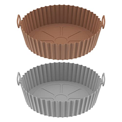 Ctzrzyt Olla de Silicona para Airfryer Accesorios Reutilizables de Freidora de Aire Cesta para Hornear Plato de Pizza Olla de Parrilla Herramientas pa características