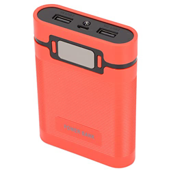 Garsent Estuche Exterior para Cargador de Batería, DIY Mobile 18650 Cargador de Batería Banco de Energía con Pantalla LCD, Kit de Estuche de Energía M precio