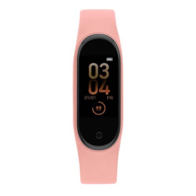 WATX Reloj Inteligente Mujer táctil con pantalla a color - Smartwatch con podómetro, medidor de calorías, ritmo cardíaco, presión arterial y termómetr