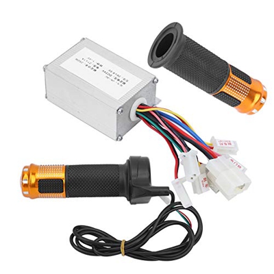 Uxsiya Controlador de manillar de bicicleta para triciclo eléctrico y scooter (DC24 V, 250 W)