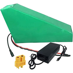 HJGHY Paquete de batería de Bicicleta Eléctrica 24V 51AH Batería Iones Litio Bicicleta Eléctrica con Cargador BMS, para 200W ~ 500W Vespa De La Motoci características