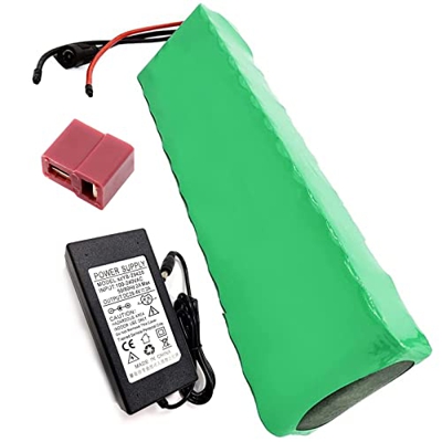 HJGHY Batería para Bicicleta Eléctrica 24V 12AH Recargable De Iones De Litio con Cargador para 250W 350W 500W Motor, para Scooter Eléctrico Batería de