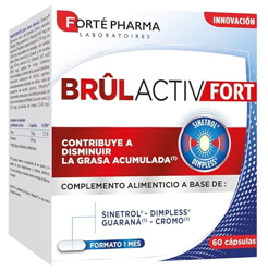 BRÛLACTIV FORT es un complemento alimenticio a base de Sinetrol®, Dimpless®, guaraná y cromo. en oferta