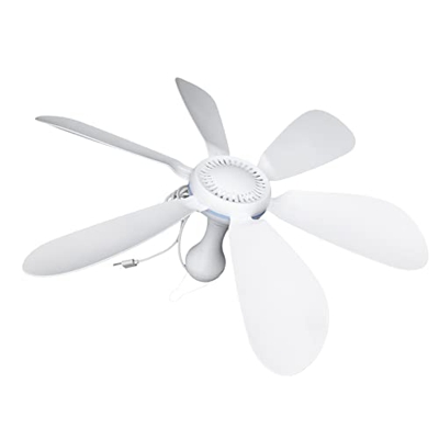 Mobestech USB Mini Pequeño Ventilador de Techo Pequeño Portable Hanging Ventiladores para Carpas de Excursión para Acampar Aire