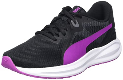 PUMA Twitch Runner, Zapatillas para Correr Unisex Adulto, Black Deep Orchid, 40 EU
