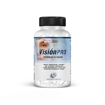 Visión Pro | Mejora y Protege la función ocular | Mirtilo, Ginkgo Biloba, Luteína, Vitamina C | Vitaminas para los ojos | Mejora la calidad de la vist