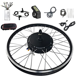 Amick Kit de conversión de Bicicleta eléctrica de 48V y 1500W con Pantalla de KT-LCD4, Rueda Trasera del Kit de conversión de Bicicleta eléctrica, Mot características