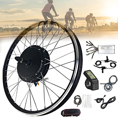 Amick Kit de conversión de Bicicleta eléctrica de 48V y 1500W, Rueda Trasera, Kit de conversión de Bicicleta eléctrica, Kit de Bicicleta eléctrica con
