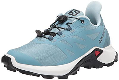 SALOMON Shoes Supercross 3, Zapatillas de Trail Running Mujer, Delphinium Blue/White/Bluestone, 38 EU