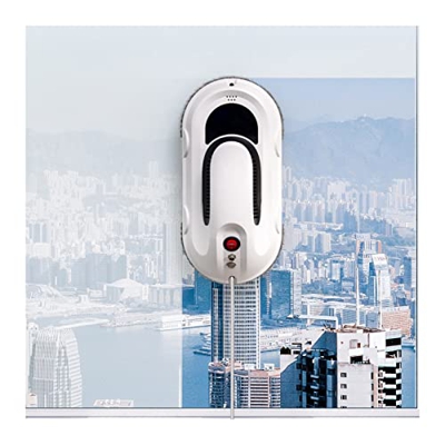 Niczu Aspirador Robot de Limpieza de Ventanas, Limpiador de Ventanas Eléctrico Robótico 5000 Pa Succión Fuerte, Protección Apagado de 50 Minutos, para