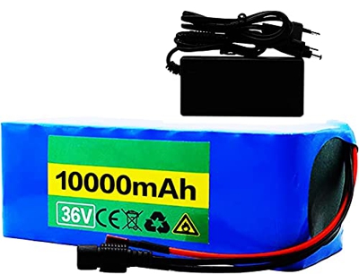 stdpcxz 36V 10Ah Li-Ion Batería E-Bike, Recargable De Iones De Litio 10S4P, Batería De Litio 18650, para Monociclo Eléctrico De Auto Equilibrio Scoote