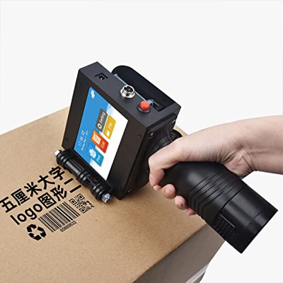 MTND Pequeña Impresora portátil de inyección de Tinta de Mano con Pantalla táctil LED de 4,3 Pulgadas, Utilizada para impresión Comercial, código de B