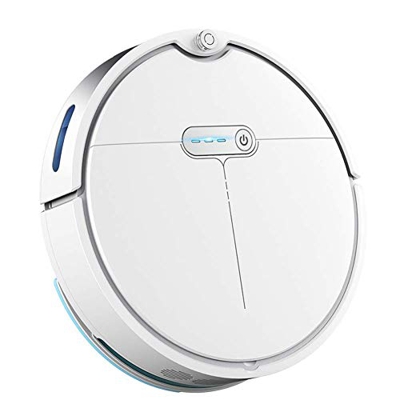 AIJAE Robot aspirador fregona con tanque de agua, control remoto súper fino, 1200 Pa aspirador robótico autocargable, barredora automática para pelo d