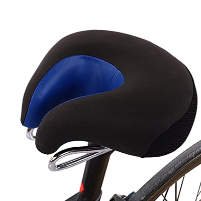 HINAA Sillín de Bicicleta sin Nariz | Sillín de Bicicleta Suave - Almohadilla de Asiento de Alta resiliencia para Bicicletas de Carretera de montaña, 