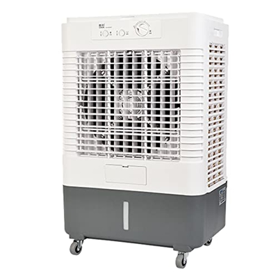 RPLM Ventilador De Aire Acondicionado Comercial Multifuncional Portátil Grande, Humidificador Enfriador De Agua por Evaporación Industrial, Tanque De 