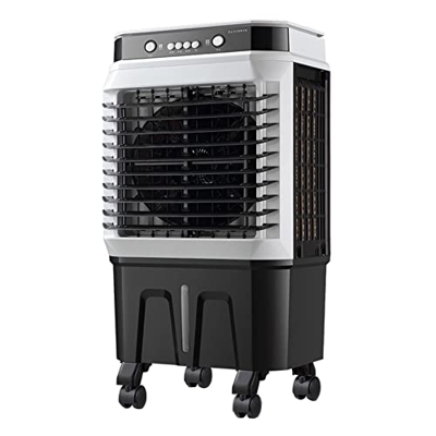 RPLM Enfriador De Aire por Evaporativo | Ventilador,humidificador,Aire Acondicionado 3 En 1 | Tanque De Agua Grande 45L | Velocidad del Viento 4,Ultra