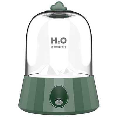 Samnuerly Humidificador 400ML Mini método de Humedad del Aire Aroma difusor de Aceite Esencial con lámpara romántica Humidificador de fabricación de N