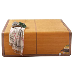 Estera De Dormir De Verano Bambú Colchoneta Plegable para Cama De Verano, Colchón para Dormir Fresco, Cama Refrescante para El Dormitorio De La Escuel en oferta
