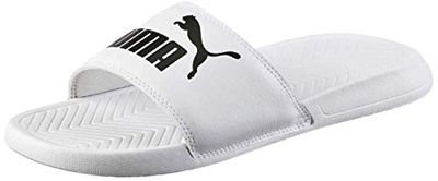 PUMA Popcat, Zapatos de Playa y Piscina, para Unisex adulto, Blanco (Puma White-Puma Black), 38 EU