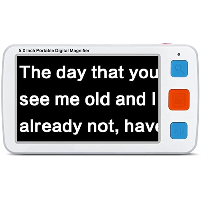 Pantalla digital de videos de 5.0 pulgadas, 4x-32x Zoom, modo multicolor, 5 niveles de brillo, HDMI AV Salir TELEVISOR, Herramienta ideal for leer la 