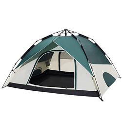 FZ FUTURE Tienda de Campaña para 3-4 Personas,Tienda Familiar Tipi para Acampar con Ventana de Malla, Bolsa de Transporte Fácil Configuración para Sen características