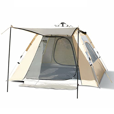 FZ FUTURE Tienda de Campaña Plegable para 3-4 Personas,Tienda de Campaña Portátil Emergente para Acampar,Configuración Fácil,para Adultos, Senderismo,