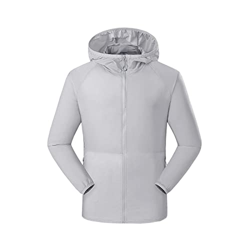YOGYE Aire Acondicionado Ropa ProteccióN Solar Ropa Para Ciclismo,Resistente Al Sol Y Al Desgaste,Malla Transpirable,No Se Desvanece FáCilmente,grey▁5 en oferta