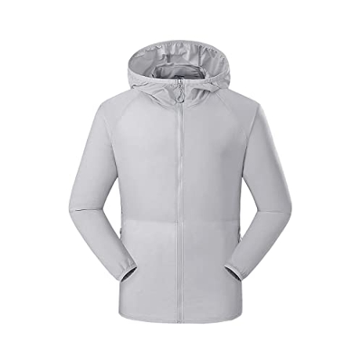 YOGYE Aire Acondicionado Ropa ProteccióN Solar Ropa Para Ciclismo,Resistente Al Sol Y Al Desgaste,Malla Transpirable,No Se Desvanece FáCilmente,grey▁5