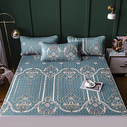 Colchoneta De Dormir De Verano, Colchoneta De Seda De Hielo, Juegos De Cama De 3 Piezas, Colchón De Refrigeración Plegable De Látex Europeo, Almohadil características