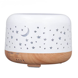 DOJR Humidificador de aromaterapia, humidificador de Escritorio con luz de Color LED de 100-240 V, bajo Nivel de Ruido para Oficina, hogar, Dormitorio en oferta