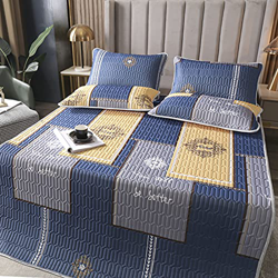 Colchoneta De Dormir De Verano - Colchoneta De Seda De Hielo De Látex con Impresión 3D Europea, Juegos De Cama De 3 Piezas De Microfibra 100% Lavada,  precio