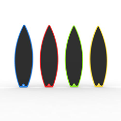Tabla de surf Air Finger Mini Longboard con correa para los dedos, niños y surfistas que buscan perfeccionar sus habilidades de surfista (4 piezas) características