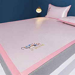 HCZS Estera de enfriamiento de Seda de Hielo, colchón de bambú Plegable de Doble Cara de Verano de 3 Piezas Almohadilla de enfriamiento Duradera para  en oferta