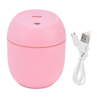 NIKOU Humidificador USB Colorido, Mini humidificador doméstico para Coche, humidificador de Escritorio silencioso para aromaterapia, Fuente de aliment