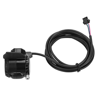 Agatige Acelerador de Pulgar de 3 Cables, Control de Velocidad, Scooter Eléctrico, Acelerador de Pulgar, Mango de 22,5mm, Accesorios para Bicicleta el