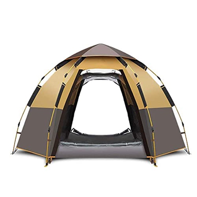 ZLZNX Tienda Hexagonal Al Aire Libre para 5-8 Personas Totalmente Automática A Prueba De Lluvia Campo De Acampada Tienda Ocio Familiar para Acampar