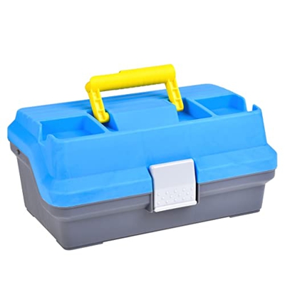 FMOPQ Portable 3 Layer Box Fly Fishing Storage Case Fishing Gear Strong Corrosion Resistant Storage Box